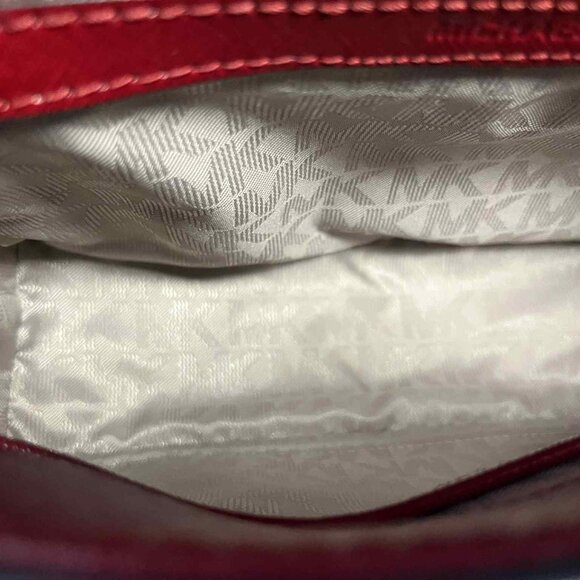 BEAUTIFUL BRIGHT RED MICHAEL KORS PURSE - Picture 6 of 6